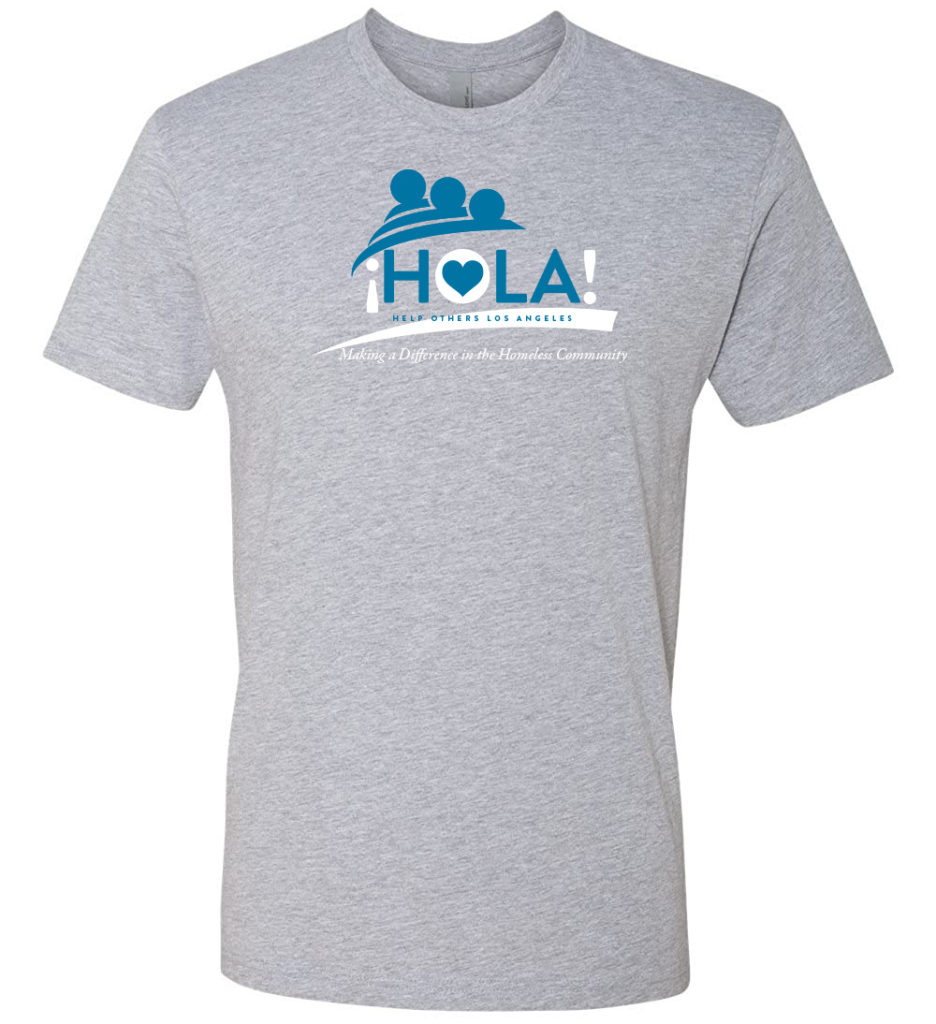 HOLA T-Shirt – Gray – Help Others Los Angeles